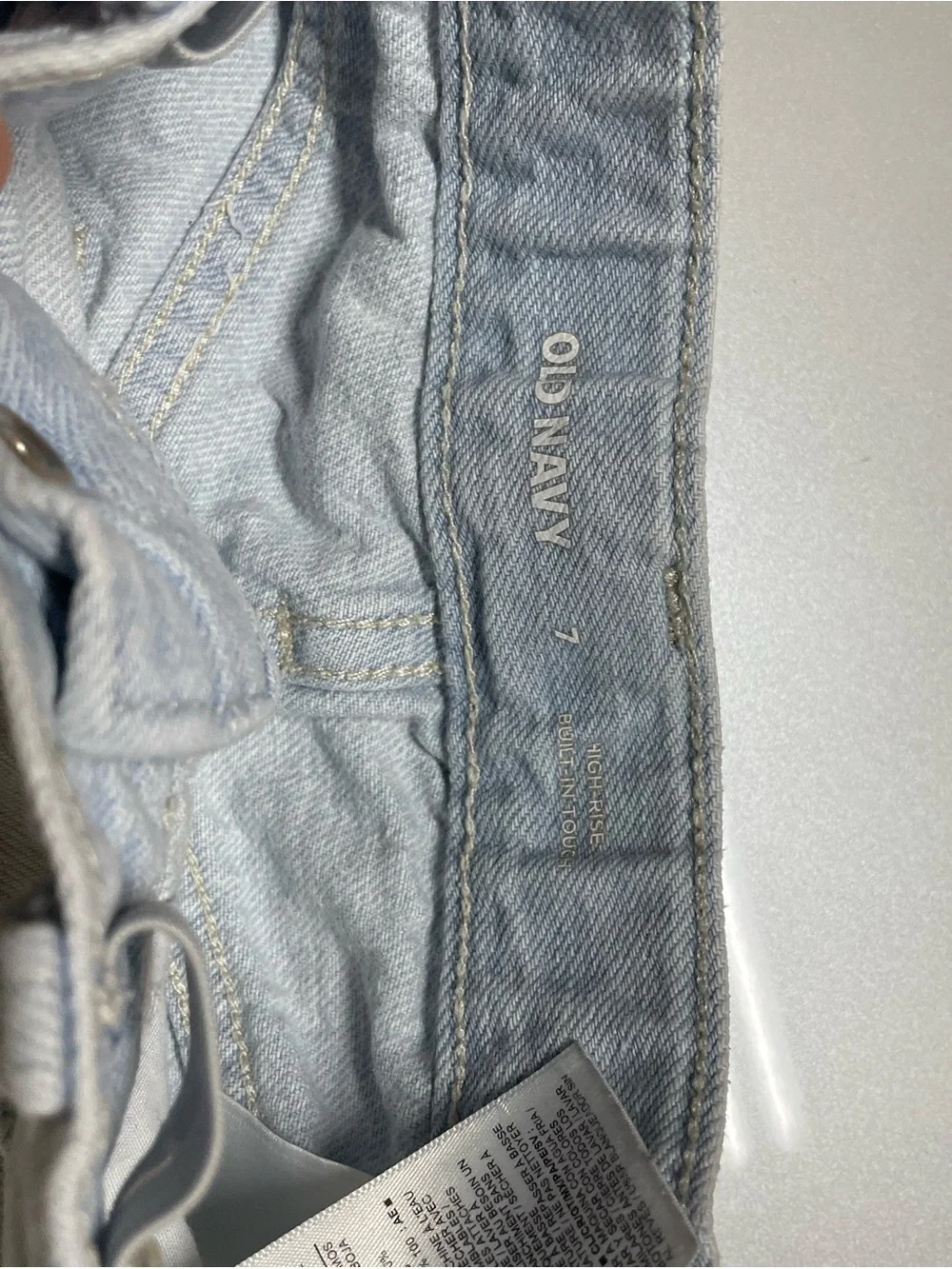 Old Navy Light Blue Denim Girls Shorts